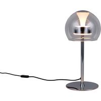 Lampe de table LED lampe de chevet métal chromé fonction mémoire dimmable D 16 cm