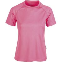 T-shirt da donna traspirante Pen Duick Rosa fluorescente L