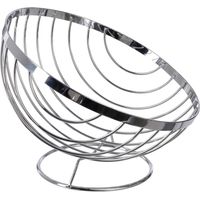 Cesta de acero cromado oblik 26,5 cm - 5five