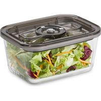 CASO VacuBoxx Eco L - Contenitore sottovuoto da 1500 ml per tutti i sottovuoto CASO e Vacu OneTouch adatto a lavastoviglie e microonde, senza BPA, contenitore in vetro