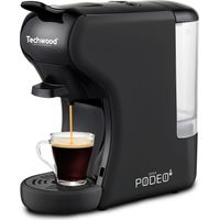 Cafetière Expresso MULTI-CAPSULES Techwood TCA-196N - Puissance : 1450W - Coloris Noir