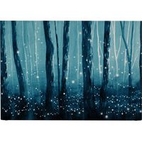 BELLECOUR LITERIE Tête de lit déhoussable LUCIOLES 180x110 cm Coloris Bleu