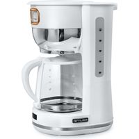 Cafetière Muse MS-220 W - Porte-filtre - 1000W - réservoir 1.4 L (10 tasses) - Cadrant rétro de maintien de la température