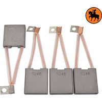 Ensemble de 4 balais de charbon STEINBOCK 19001116 8x28x30,5mm