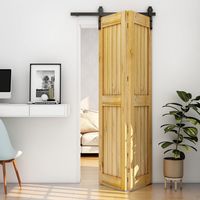 Rail de porte coulissante 122 cm – Fixation sur côté – Système pliant pour portes 3-5 cm – Capacité 150 kg – Installation facile