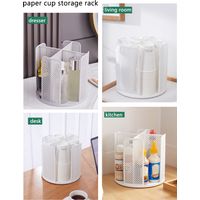 Distributeur de gobelets en papier rotatif, rangement pour tasses à café jetables, organisateur pour bar, café, restaurant, hôtel