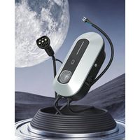 YODOLLA 7kW Wall Mounted EV Charger, 32A Single Phase Mode 3 Type 2 Tethered Charging Station
