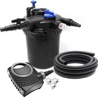 SunSun CPF-10000 SET 12000l 11W UVC NEO6000 Bomba Manguera Set de filtro para estanque