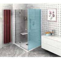 Polysan Fortis Line - Duschtür 100 cm, links, Chrom/Klarglas FL1010L