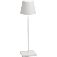 Lampada LED, interruttore touch, alta luminosità, lampada da tavolo wireless, dimmerabile, lampada da scrivania ricaricabile, moderna e semplice, batteria da 3600 mAh, per camera da letto, ufficio, ri