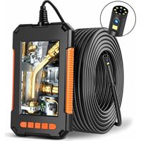 Endoscope Industriel, Caméra d'inspection Endoscope à Deux Têtes, Endoscope Numérique à Double Objectif 1080P HD, Écran LCD 4.3 Pouces, étanche IP67 (10M)