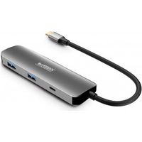 MHC40UF base para portátil y replicador de puertos Alámbrico USB 3.2 Gen 1 (3.1 Gen 1) Type-C Gris