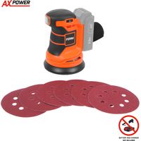 ESM1014 FERM AX-POWER Ponceuse excentrique sans fil - 20V - Sans batterie et chargeur.