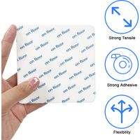 8pcs carpet hook and loop anti slip mat - square