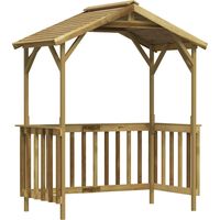 Abri de barbecue,Belvédère de barbecue Moderne 163,5x93x210 cm Bois de pin imprégné - FR38876