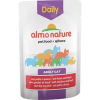Almo Nature Quotidien Sachet de 70 g - Poulet et Bœuf 70 g