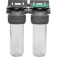 Porte filtres à eau double 9' 3/4 3P ECOSOFT