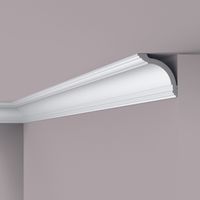 Eckleiste NMC WT17 WALLSTYL Noel Marquet Deckenleiste Stuckleiste Zierleiste Zeitloses Klassisches Design weiß 2 m