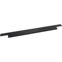 Furnipart Griffleiste Trim 545mm - Griff flach zum Einnuten, Aluminium schwarz matt