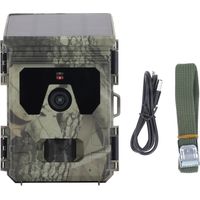 Ortviai Caméra de chasse solaire 4K 50 MP HC600A avec vision nocturne et étanchéité IP65