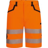 Gr .64 ROUEN WARNSCHUTZ STRETCH-SHORTS orange ROUEN HIGH VISIBILITY STRETCH