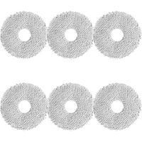 Lot de 6 lingettes de rechange pour aspirateur robot Dreame Bot L10S Ultra/S10/S10 Pro