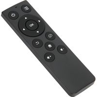 Télécommande universelle 2.4G pour Smart TV et Box TV, design mince et léger en noir