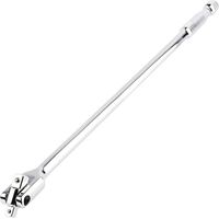 MAXPOWER 2 in 1 Breaker Bar Wheel Nut Spanner Flexible Handle with Dual-Drive with 1/2" and 3/8" Nut Sq. Drivers, (24"/600mm)