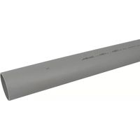 Tube PVC compact non prémanchonné - diamètre 75 mm - 1 mètre - ép. 3 mm - Nicoll