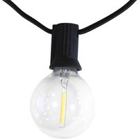 Solar-LED-Außengirlande IP44 4W 600Lm 3000K
