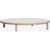 Mesa de centro redonda en madera de acacia Olivia SKLUM Ø100 cm