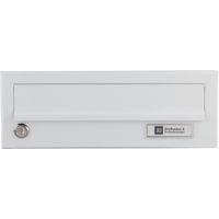 JU Ersatztüre für Hausbrieffachanlage 300 x 110 mm, weiß RAL 9016
