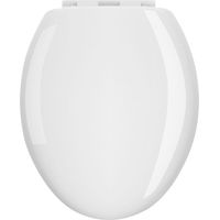 Abattant WC descente assistée blanc Mazu