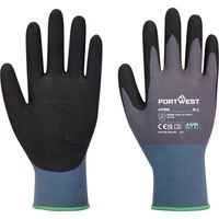 Guanti da lavoro Portwest NPR Pro in schiuma di nitrile per abrasione Blu Grigio 6