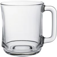 Duralex LYS Glas mit Henkel, 250 ml, transparent – 6er-Set