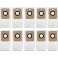 Sacs à poussière pour aspirateur compatibles avec le robot aspirateur Dreame D10 PLUS, accessoires et consommables, sacs à poussière non tissés (10 pièces)