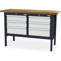 WS24 Kastenwerkbank B x T x H 1.500 x 600 x 960 mm - WS24-100136