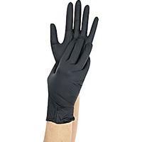 Guantes de nitrilo desechables SAFE LIGHT negro talla 8 (M)