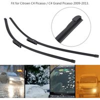 Balai d'essuie-glace pour véhicules -Citroen C4 Picasso-C4 Grand Picasso 09-13- avant - Quantité: 2