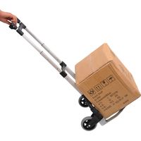 diable en aluminium, diable pliable, chariot de manutention, charge max. 70 kg