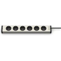 Ehmann 0600x00062031 Multipresa 6 scomparti Alluminio Schuko 1 pz.