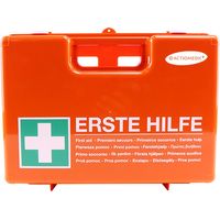 GRAMM medical 418.035.00200 Verbandkoffer DIN 13157, Orange, 34 x 12 x 24 cm
