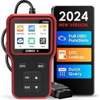 OBD2 Diagnosis Herramienta de Diagnóstico, V302 Diagnosis Coche Lector de Códigos de Vehículos, Escáner OBD2 para Coche, Lector de Código para Todos los Coches del protocolo OBDII