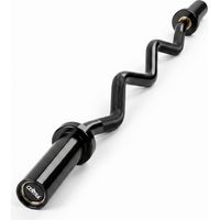 Centra EZ Arm Curl Bar Weight Lifting 4ft Olympic Barbell for 2'' Weight Plates