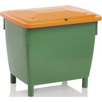 Streugutbehälter L945xB725xH930mm 400l HD-PE grün/orange