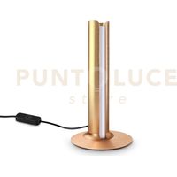 DORICA LAMPADA DA TAVOLO LED 3000K 8W 1100 lm DIMMERABILE RAME LISCIO