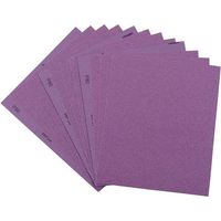 Carta vetrata allumina, 12 fogli, grana 80, 23 x 28 cm, per la finitura di mobili in legno, la levigatura di metalli e la lucidatura di autoveicoli.