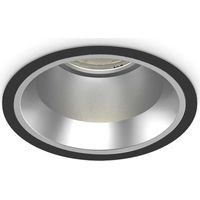 Ideal Lux OFF Rundes Einbau-Downlight Schwarz 16,2cm 3000K
