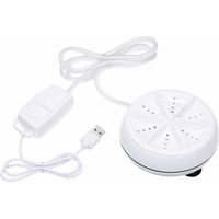 Mini Washing Machine Home and Business Travel Ultrasonic Rotary Washing Machine Bi-turbo 3-in-1 24W Washing Machine GJLynhdT1