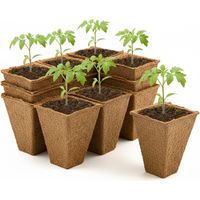 Vasetti In Torba Biodegradabili Per Semina E Trapianto – Set 120 Pezzi
